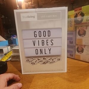 Trueliving LED Light Box with Letters